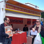 Άνοιξε το εκλογικό περίπτερο του Μ-Λ ΚΚΕ στην Αθήνα