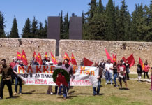 Κόντρα στην τρομοϋστερία και τα νέα αντιλαϊκά μέτρα της κυβέρνησης, το Μ-Λ ΚΚΕ τίμησε αγωνιστικά και μαχητικά την Εργατική Πρωτομαγιά