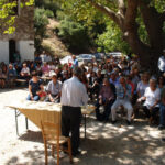 Παρέμβαση του Μ-Λ ΚΚΕ στο ετήσιο πολιτικό μνημόσυνο Εξόριστων της Ικαριάς, στη Μονή Μουντέ