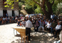 Παρέμβαση του Μ-Λ ΚΚΕ στο ετήσιο πολιτικό μνημόσυνο Εξόριστων της Ικαριάς, στη Μονή Μουντέ