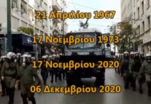 6 Δεκεμβρίου 2020: με αφορμή μία ακόμη απαγόρευση συναθροίσεων