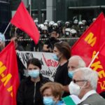 Μαζική αγωνιστική συμμετοχή στη διαδήλωση αλληλεγγύης στην Παλαιστίνη