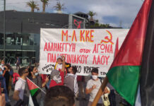 Επεισόδια και ρίψη χημικών στην πρεσβεία του Ισραήλ, κατά τη διαμαρτυρία για τους βομβαρδισμούς σε Παλαιστίνη και Λωρίδα της Γάζας