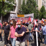 Με μαχητικότητα και παλμό το μαζικό μπλοκ του Μ-Λ ΚΚΕ και της ΕΡΓ.Α.Σ στη σημερινή διαδήλωση στην Αθήνα