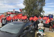 Το Μ-Λ ΚΚΕ αποχαιρέτησε το σύντροφο Στέλιο τη Δευτέρα στο Λιμάνι του Πειραιά