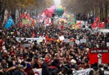 Μαζικές απεργιακές κινητοποιήσεις σε Γαλλία – Ισπανία – Ιταλία ενάντια στις αντεργατικές πολιτικές