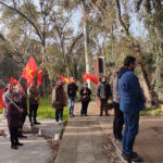 Αντιπροσωπεία του Μ-Λ ΚΚΕ κατέθεσε στεφάνι στο μνημείο της εκτέλεσης του Νίκου Μπελογιάννη