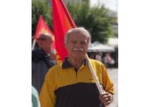 Αποχαιρετισμός στο σύντροφο Σήφη Σταυρίδη