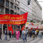 Ο αποχαιρετισμός στο σ. Ιωσήφ Σταυρίδη