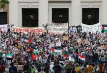 Ο φοιτητικός ξεσηκωμός στα αμερικάνικα πανεπιστήμιααπλώνεται διεθνώς καταγγέλοντας τη γενοκτονία