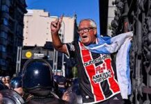 ΑΡΓΕΝΤΙΝΗ Άγρια καταστολή συνταξιούχων διαδηλωτών