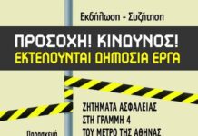 «ΠΡΟΣΟΧΗ ΚΙΝΔΥΝΟΣ! ΕΚΤΕΛΟΥΝΤΑΙ ΔΗΜΟΣΙΑ ΕΡΓΑ»