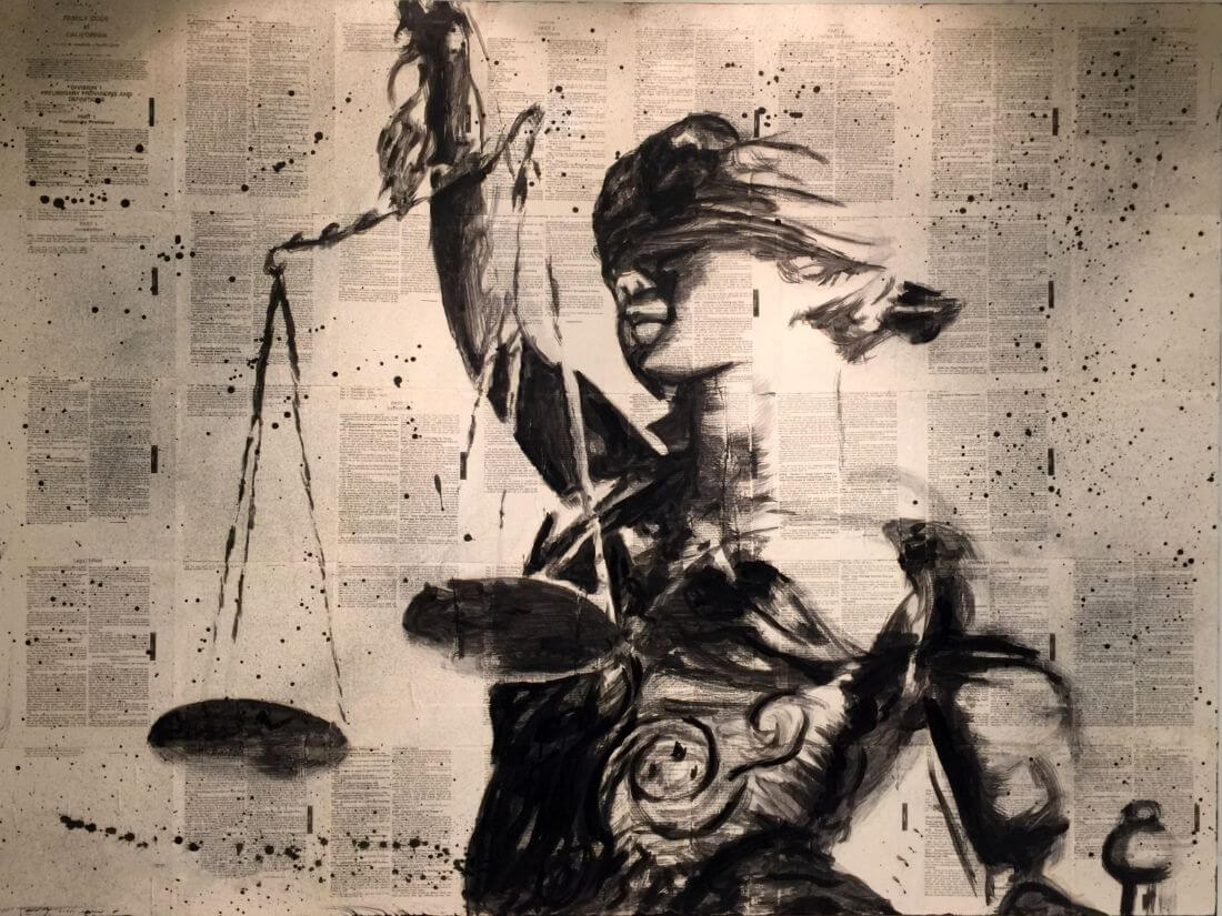 Lady Justice Contemporary Art