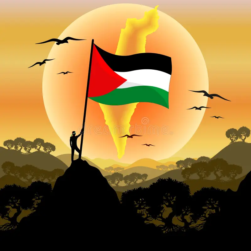 palestine-freedom-fighter-standing-palestinian-flag-hills-olive-trees-beautiful-sunrise-youth-background-symbol-victory-318101872