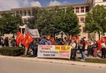 Από τη δράση του Μ-Λ ΚΚΕ και της Φοιτητικής Πορείας στα Γιάννενα